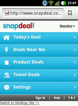 Snapdeal-WAP